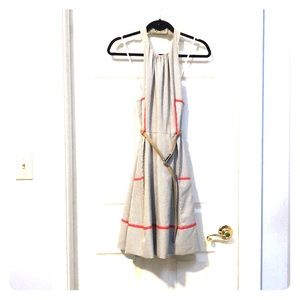 Seersucker Halter Dress